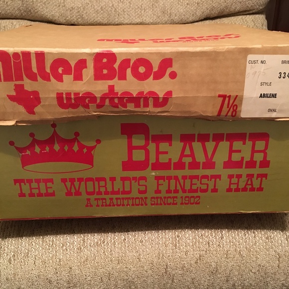 Miller Brothers Western Beaver Felt Cowboy hat - Picture 13 of 16